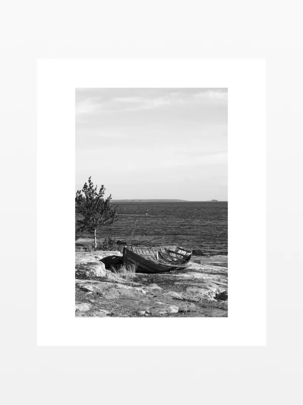 Puuvene kuivilla